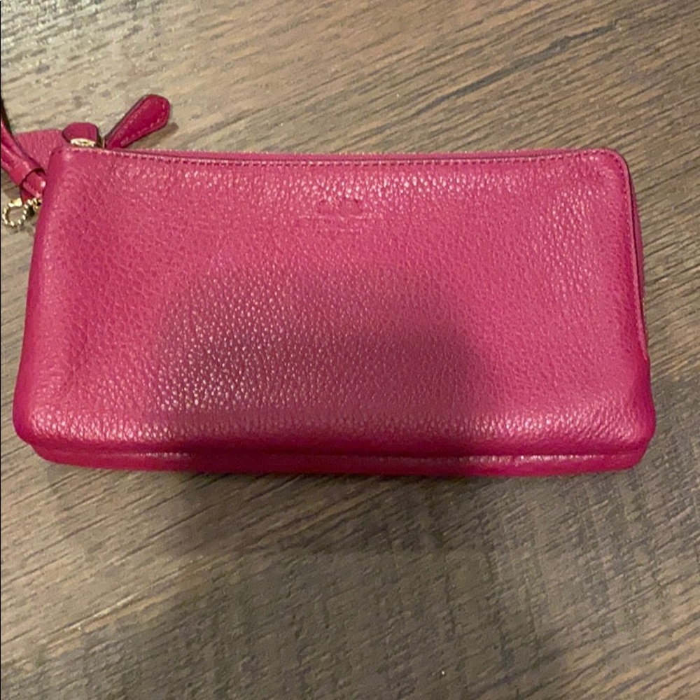 Larger coach wristlet